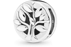 FGT Reflexions Series Family Tree Clover Moon Star Arrow Heart Charm for Bracelets Necklaces Pendant Sterling Silver Gift for Mum Women Family Sisters Girls Granddaughter Daughter Mothers Day Birthday