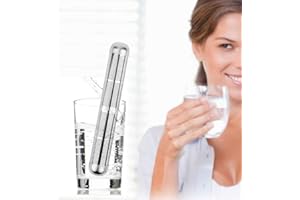 SYNYEY Bâton d'eau alcaline à l'hydrogène, filtre à épurateur minéral alcalinisateur PH en acier inoxydable