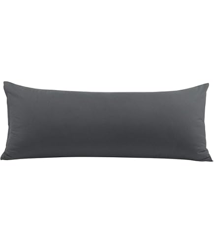 Federa Per Cuscino Una Piazza E Mezza – 100% Cotone, 110x55 Cm, Colore Arancione, Produzione Italiana