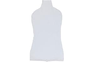 Scicalife Mannequin Coton Tissu Couverture Modèle Féminin Top Modèle De Couverture Accessoires Robe Forme Couverture du Haut du Corps pour Dummy (Blanc)