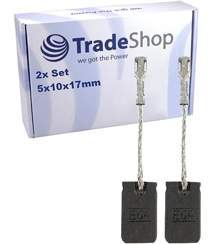 Ews 14-125 S Spazzole Di Carbone Per Smerigliatrici Würth E 14-150 S - 2 Pezzi Manicotto Spegnimento Auto - Foto 6