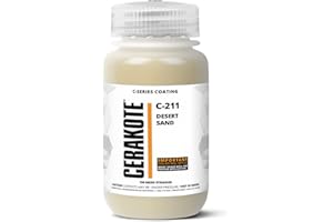 CERAKOTE Alto calore C-Series monostadio Air Dry rivestimento ceramico (Desert Sand C-211, 4 oz Tester)