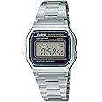Casio Montre Homme Digitale avec Bracelet en Acier Inoxydable – A158WEA-1EF