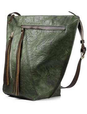 Eimer tasche für frauen handtasche crossbody tasche reisetasche multi pocket mit großer kapazität mit langen tassel