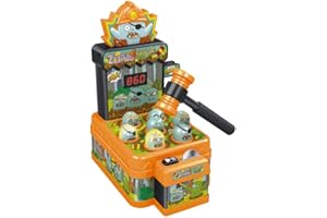 BLOOMINGTONS DIRECT Zombie Whack Game Toy with Mole,Mini Electronic Arcade Game Coin game with 2 Hammers Toy,Interactive Educational Developmental Game for Toddlers Kids Girls and Boys Age 3-6 Years Old