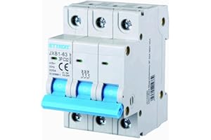 ELECTRON 380 V 32 A C32 Interrupteur magnétothermique 415 V AC, triphasé, occupe 3 modules de conduite DIN, 3 P 3 pôles, 6 KA 6000 AMPERE, INTERRUPTEUR DE CIRCUIT