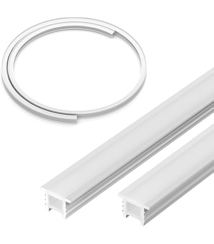 Jandei - Profilo Flessibile in Silicone 5 Metri per Striscia LED con