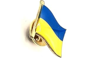 SNS COMPONENTS Ukraina ukraiński metalowy kraj emalia flaga przypinka odznaka