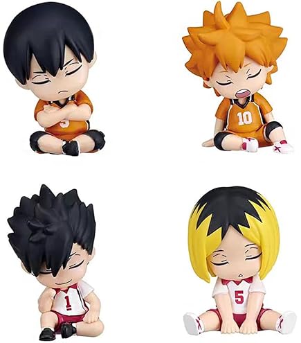 Zhongkaihua Haikyuu Hinata Shoyo Tobio Kageyama Figura 10 CM Figurine Anime PVC Modello Statua Casa Decorazione Natale Regalo di Compleanno