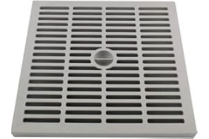 Jecopro Grille pour Regard de 40 x 40cm pour collecteur des eaux en polypropylène - Grille de Regard renforcé