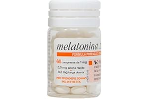 vemedia Melatonina Dispert, Riposo Migliore, Per Prendere Sonno Più In Fretta, A Base Di Melatonina E Arricchito Con Vitamine, color Bianco, 60 Unità