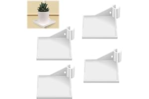 FENGQQKJ Grow Tent Corner Shelf Grow Zelt Eckregal Growzelt Eckrahmen Kleine Camera Corner Shelf Grow Tent Clip Grow Zelt Lagerbrett Pole Mounting Shelf Wachstumszelt Zubehör für Stangen Garten 4 Stück
