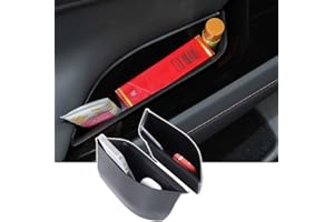 PIUGILH Auto Türgriff Aufbewahrungsbox Geeignet für Volkswagen ID.7 Zubehör,2 Stück Auto Aufbewahrungsbox Organizer,Auto Aufbewahrungsbox für VW Zubehör Autotür Innenrahmen Storage Box (Hintertür Box)