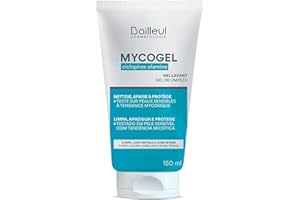 Bailleul | Mycogel | Gel lavant contre les mycoses cutanées | Nettoie, Apaise et Protège | Peaux et muqueuses génitales sensibles à tendance mycosique | Vegan | 150 ml