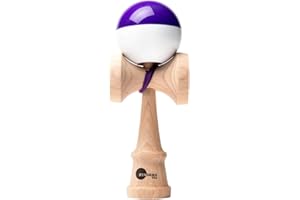 Kendama USA Kaizen Mezzo Split Kendamas Nova Shape Super Stick Paint Extra Incluso Viola
