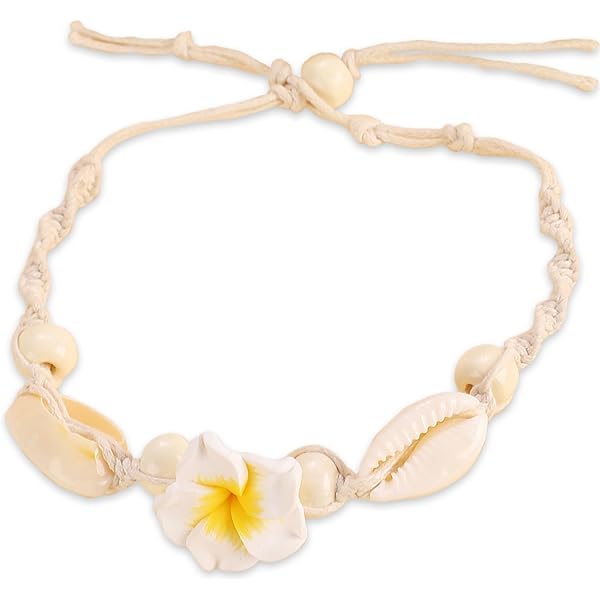 Bracelet De Cheville Hawaïen En Acier Inoxydable Or - Perles