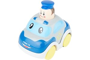 Bieco Voiture Bebe Pompiers ou de la Police | Voiture Friction Push and Go | Tut Tut Bolide Voiture | Petite Voiture Bebe 1 an Tutute Bolide Voiture Pat Patrouille Jouet Voiture Bebe Voiture Bébé