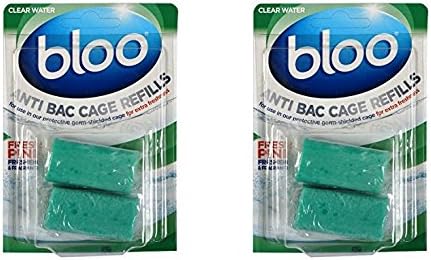 Bloo Solid Rim Toilet Block Refill Pine - Combi Pack of 2