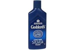 TSA LIMITED Goddard's Silver Polish Sterling Silver Cleaner for Dinnerware, Silverware, Instant Sterling Silver Jewelry Cleaner to Shine, Protect & Clean, All-in-One Tarnish Remover Solution for Silver
