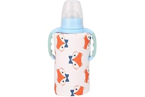 ZERODIS Chauffe-biberon Electrique Chauffe-Lait Maternel Sac Housse Chauffe-Lait Portable Chauffe Biberon de Voyage USB Chauffe-Lait Electrique Thermostatique pour Repas de Bébé(Fox)