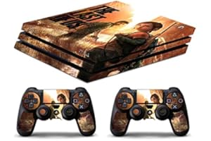 GAMESMONKEY Skin Compatibilité pour PS4 Pro - The Last of US - Limited Edition Decal étuis de Protection pour faceplates Bundle