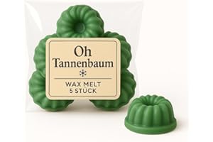 Duftmelt | Oh Tannenbaum - Schöner Tannenduft | 5er Set - Duftwachs | Duftkerzen