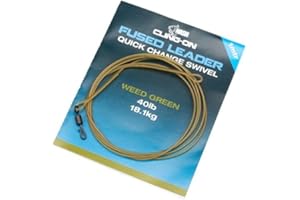 Nash Cling-On Fused Leader Quick Change Swivels 1 Meter Qty 1