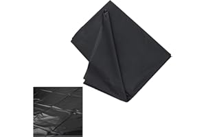 LOCKISH PVC Bed Sheet,Black Bed Sheets,Waterproof Disposable Spa Bed Mats for Oil Massage,51 x 87 inch