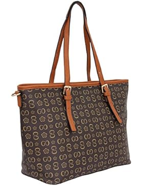 #810 GOGO Handtasche Damentasche Tasche Henkeltasche Beige