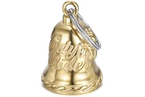 BOBIJOO JEWELRY MOCY BELL - Clochette Moto Lady Rider Or