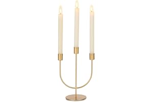 Sziqiqi Portacandele Candelabro Oro per Matrimonio - Portacandele in Metallo Candeliere Decorativo Candelabro per Centrotavola di Nozze Natalizio Tavola Caffè Decorazione