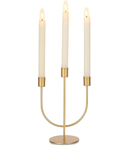 Chandelier Style Européen PLUSHCEWT - 3 Branches Métal Noir Ou Or