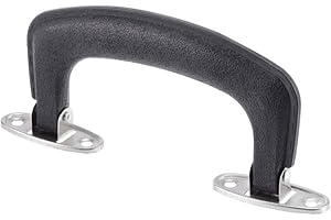 BYFRI Deposito Manico Tronco Lungo Maniglione Holder Valigia Laterale, Nero Plastica Valigetta Maniglia, Custodia per Chitarra Grab Sostituzione