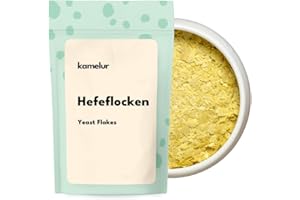 ‎KAMELUR Kamelur Hefeflocken vegan - 1kg - Ernährung Hefe zur Herstellung von Parmesan vegan - Edelhefeflocken ohne künstliche Zusätze