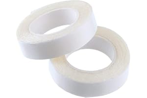 Yesallwas 2PCS 1cm * 3m Double Sided Tape Toupee Tape Wig Adhesive Hair Extension Tape Double Sided Glue Waterproof Wig Tape For Women Men