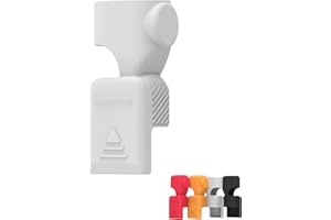 CERFFOOL Coque de protection en silicone pour DJI Osmo Pocket 3 - Anti-rayures et anti-poussière - Pour objectif de cardan - Pour accessoires de caméra d'action - Blanc cendré