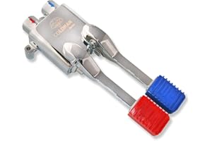 GOLDMAN SERVICE | Mitigeur à pédale, deux eaux, pour éviers industriels, d'hôtellerie, lavabos à pédale. Mitigeur à pied avec deux pédales poussoirs d'eau chaude et froide