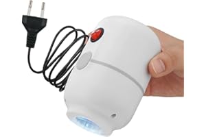 CKCLR Bomba de aire eléctrica, Bomba eléctrica de bolsa comprimida de 55W, bomba de bolsa de vacío de viaje, mini sellador al vacío para bolsas de vacío, presión de succión de 4000Pa a 5000Pa