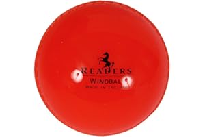 Readers Windball Cricket Ball, Orange - Senior & Junior