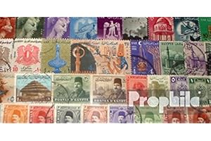 Prophila Collection Egipto 50 Varios Sellos Egipto y UAR (Sellos para los coleccionistas)