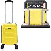 RAYKONG ABS Cabin Suitcase 40x30x20(24L)|Maximum Capacity| Carry-on Luggage with Detachable Wheels for Ryanair | Vueling | Ea