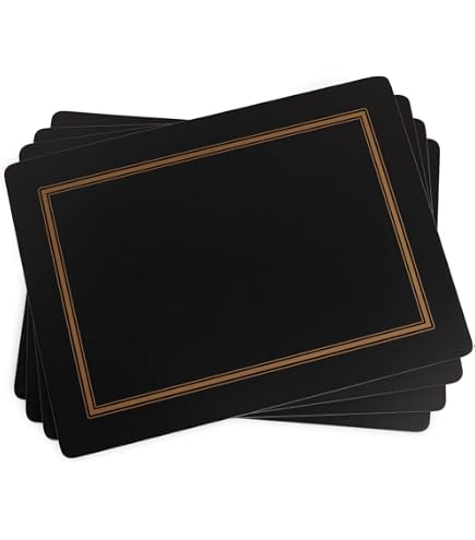 Lot De 4 Sets De Table Pimpernel - MDF Avec Dos En Liège - 40,1 X 29,8 Cm - Multicolore - Antitraces