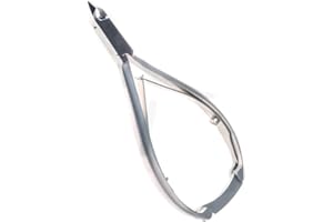 OTTO HERDER MANICURE OTTO HERDER HAUTZANGE 11cm - Nagelhautzange rostfrei mit Doppelfeder zur Bearbeitung überstehender Nagelhaut, 5mm Schneidefläche, für Fingernägel und Fußnägel