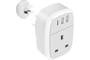 CYZBIM UK to Australia Plug Adapter, Australian China Travel Adaptor 32W USB C Fast Charger for New Zealand, 4 in 1 USBC AU Outlet for Phone Android Samsung, Type C Plug for Fiji Argentina AUS NZ (Type I)