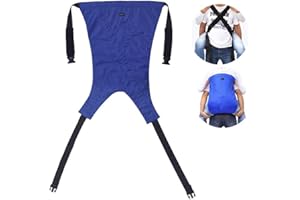 MYBOW Patient Lift Sling Stair Slide Board Transfer Belt Emergency Evacuation Chair Up and Down The Stairs Disability Care Supplies Medical Equipment Transferring to Wheelchair, Chair, Bed (Blue)
