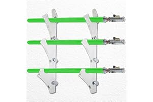 LEILIN Support mural Katana en acrylique pour sabre laser ou sabre laser (3 couches transparentes)