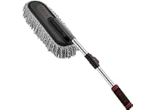 IDELLA with Devices of Girl Car Duster,Extendable Long Handle Microfiber Car Duster Exterior Scratch Free Car Cleaning, Car D