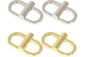 商品图片 Nifocc Adjustable Metal Buckles for Chain Strap Bag Handbag Shorten Length Chain Links Tiny Clip for Crossbody Chain Strap Length Shorten Accessories 4 Pcs 2 Colors