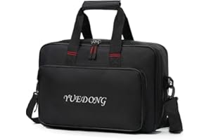 Hasaller Bolsa portátil para pedales de guitarra, bolsa de pedal multiefectos, tela Oxford, bolsa de transporte para pedales con protección interior acolchada (28 x 15 x 16)