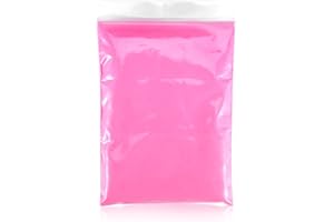 TMISHION 4 farben Fluoreszierendes Pulver, Leuchtpulver, nachtleuchtendes Pulver helle fluoreszierende farbe pulver selbstleuchtende Farbpigmente DIY pigment nagellack beschichtung nachtleuchtende pulver(Pink)